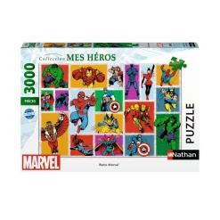 Puzzle 3000 pièces : Retro Marvel - Nathan