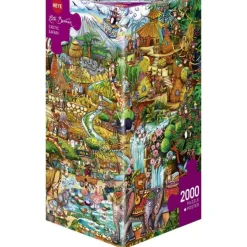 Puzzle 2000 pièces : Rita Berman : Exotic Safari - Heye