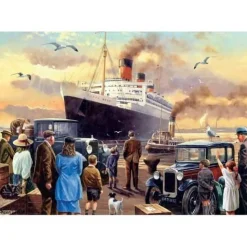 Puzzle 1000 pièces : RMS QUEEN MARY - Piatnik