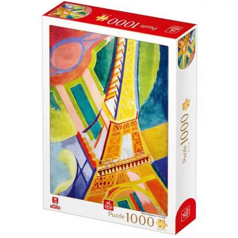 Puzzle 1000 pièces : Robert Delaunay - Tour Eiffel - DToys
