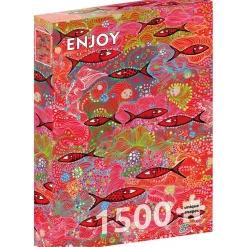 Puzzle 1500 pièces : Rouge Profond - EnjoyPuzzle