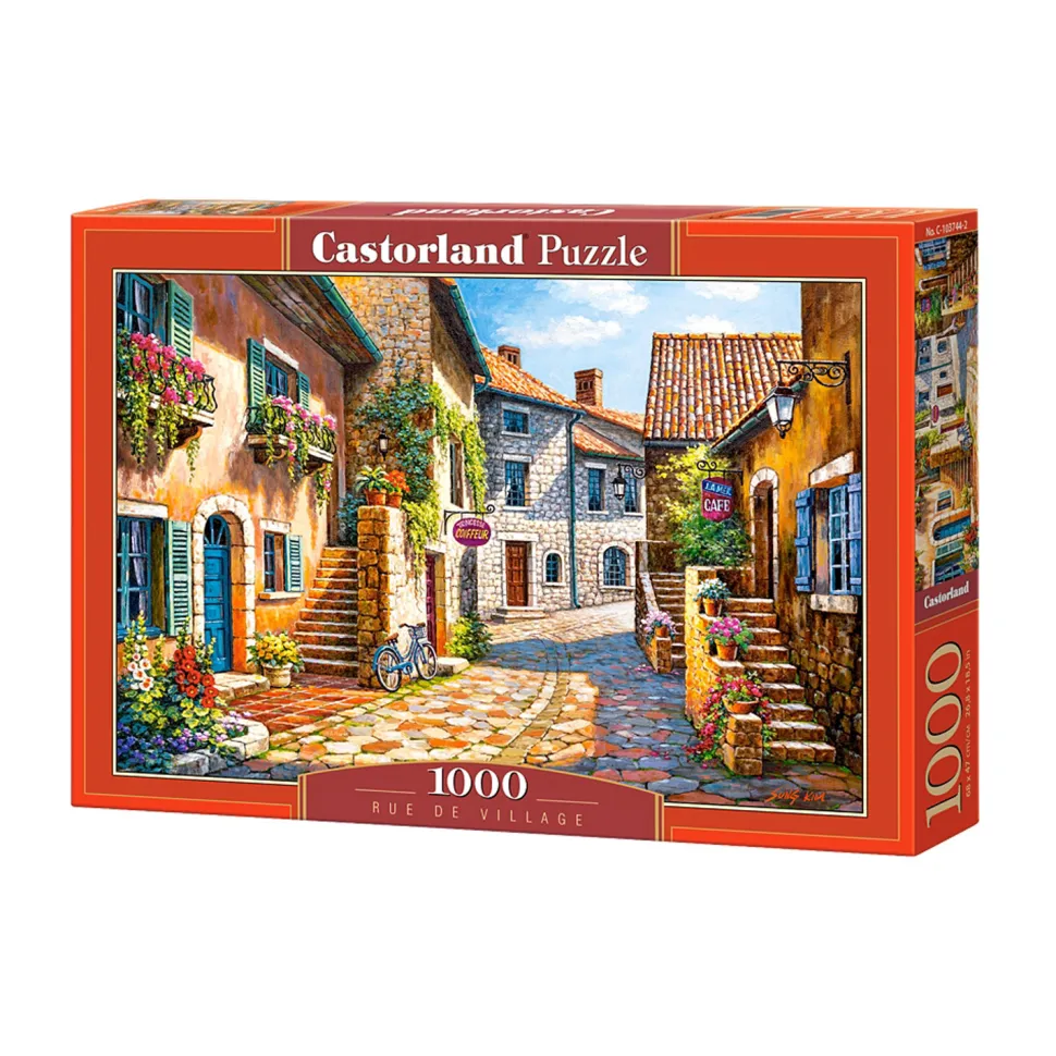 Puzzle 1000 pièces : Rue de Village - Castorland