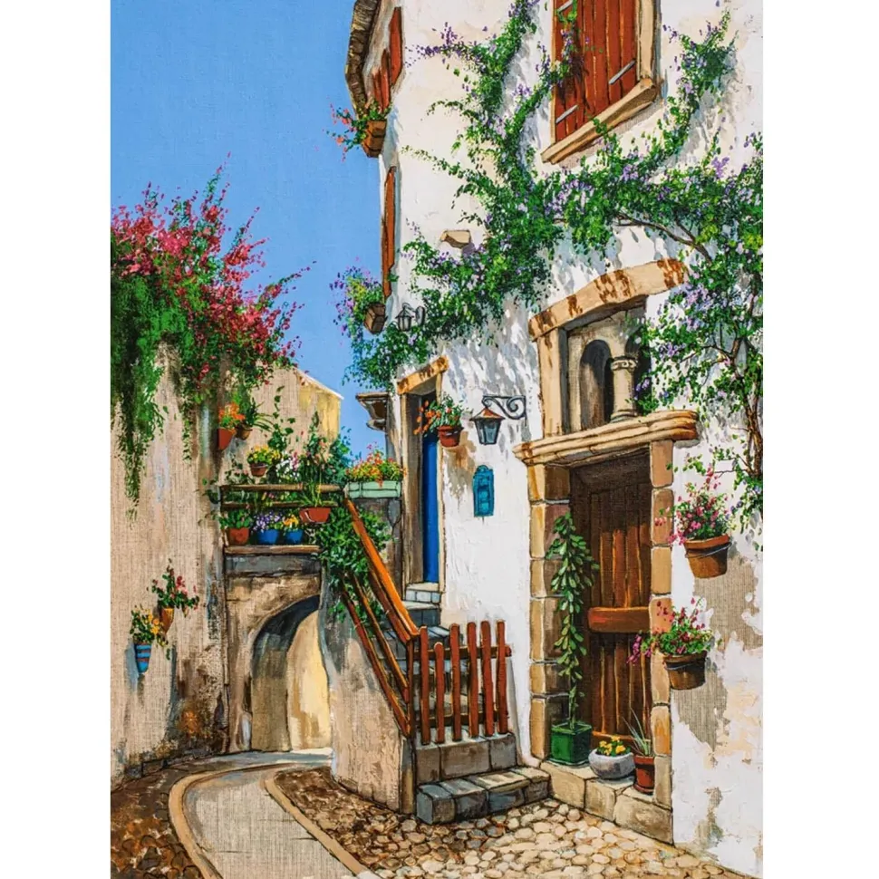 Puzzle 1500 pièces : Ruelle italienne - Castorland