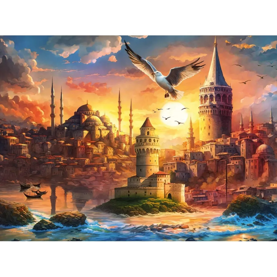 Puzzle 1000 pièces : Rêve d'Istanbul - Ks Games