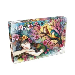 Puzzle 1000 pièces : RÊVER EN FLEUR - JaCaRou