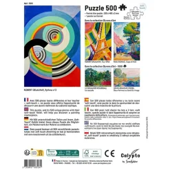 Puzzle 500 pièces : Rythme n°3 - Robert Delaunay - Sentosphère