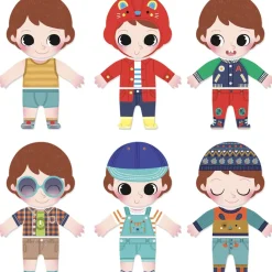 Puzzle 3 pièces : Sacha à habiller - Vilac