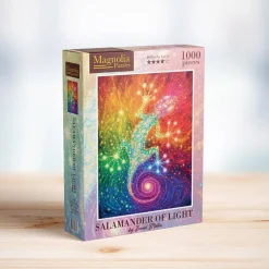 Puzzle 1000 pièces : Salamandre de Lumière - Édition Spéciale David Mateu - Magnolia