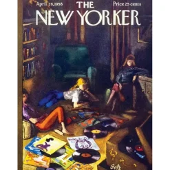 Puzzle 500 pièces : Salon de disques - New York Puzzle Company