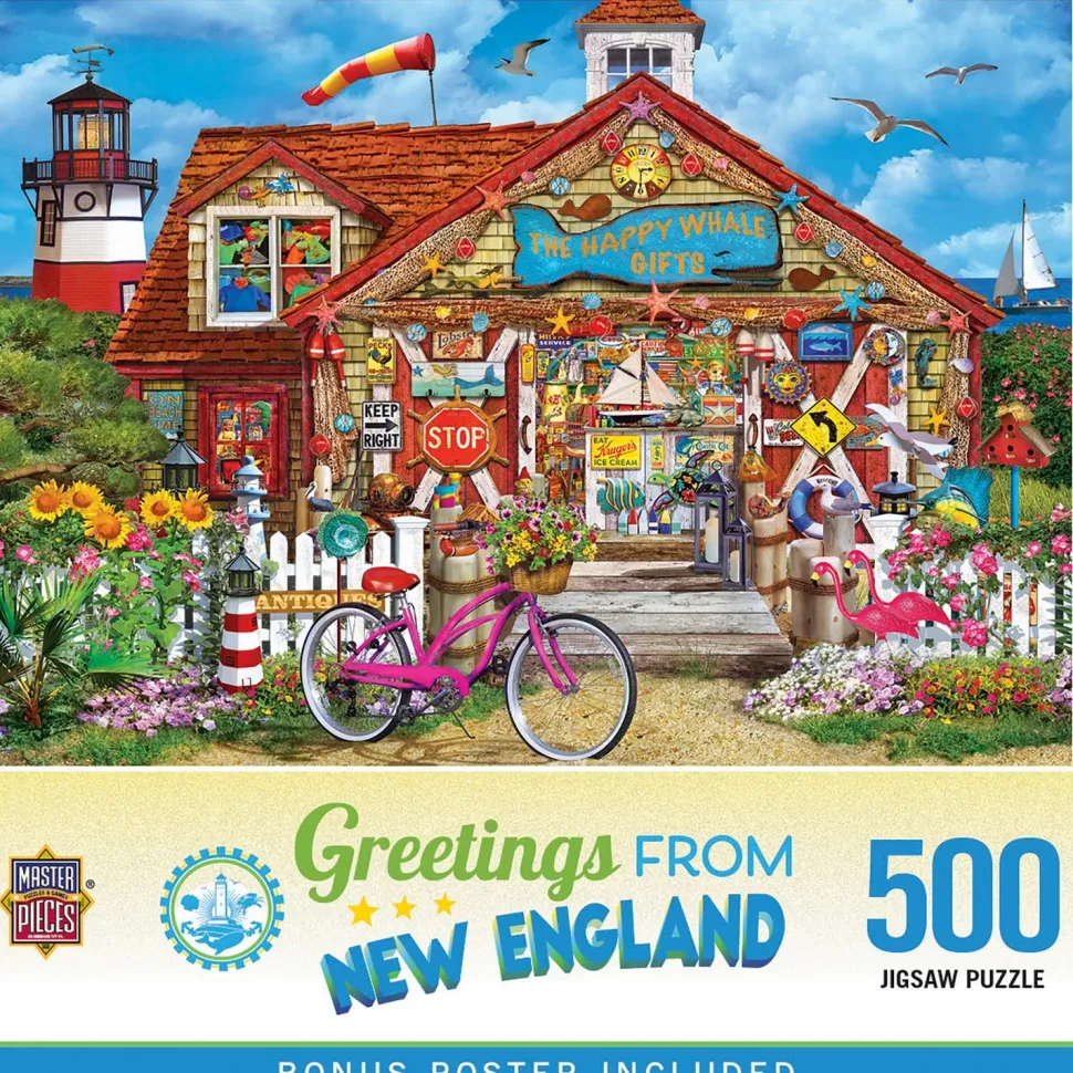Puzzle 550 pièces : Salutations de - Nouvelle-Angleterre - Master Pieces