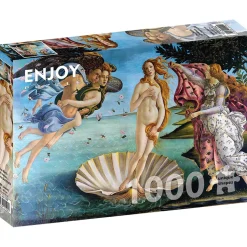 Puzzle 1000 Pièces : Sandro Botticelli - La Naissance de Vénus - EnjoyPuzzle