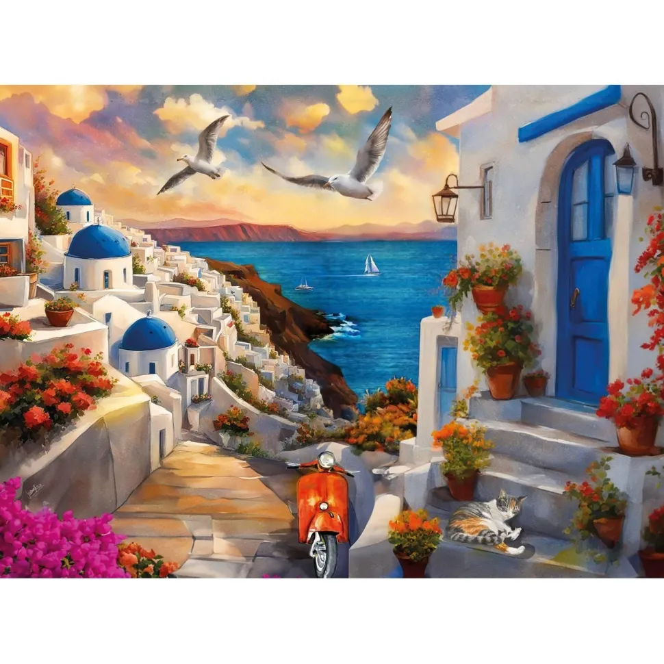 Puzzle 500 pièces : Santorin - Ks Games