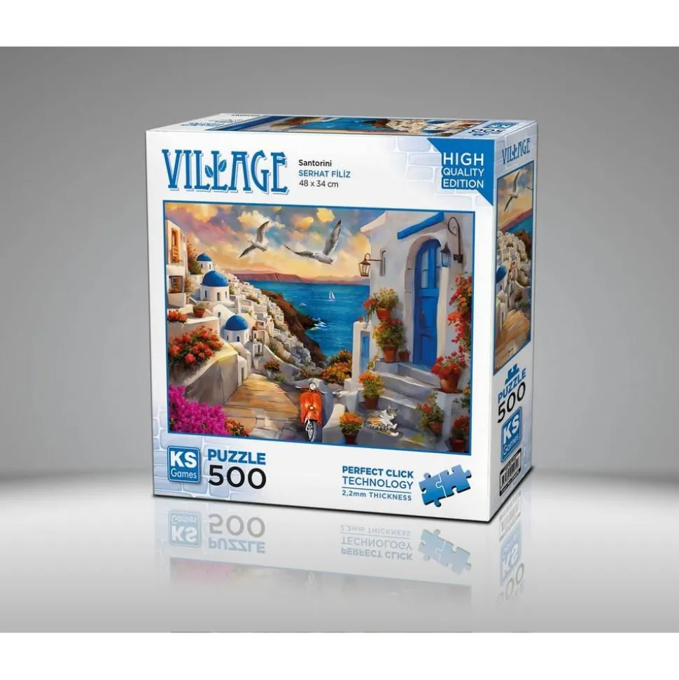 Puzzle 500 pièces : Santorin - Ks Games
