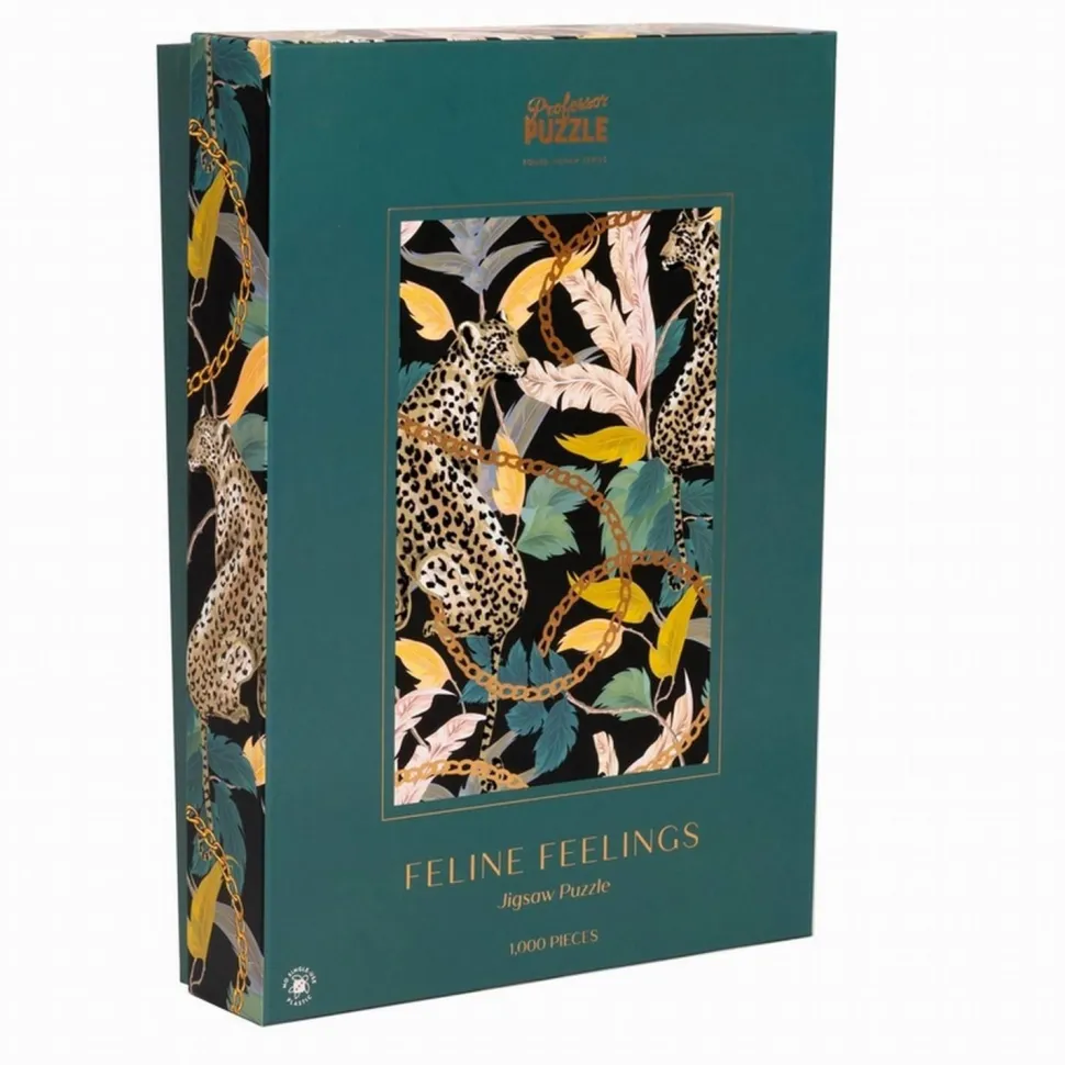 Puzzle 1000 pièces : SENSATION FÉLINE - Professor Puzzle