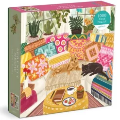 Puzzle 1000 pièces : Serenité de chat - Galison