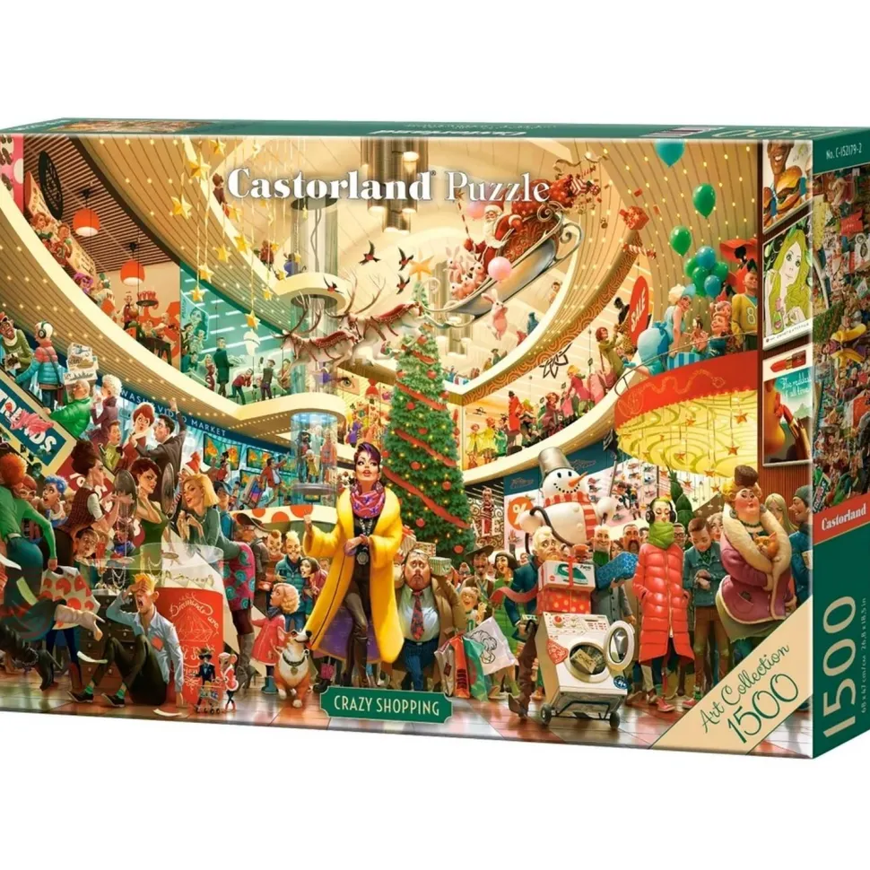 Puzzle 1500 pièces : Shopping fou - Castorland