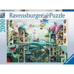 Puzzle 2000 pièces : Si les poissons pouvaient marcher, Demelsa Haughton - Ravensburger