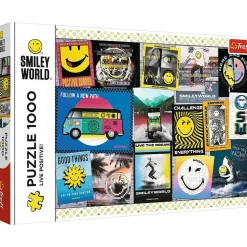 Puzzle 1000 pièces : Smiley : Live Positive - Trefl