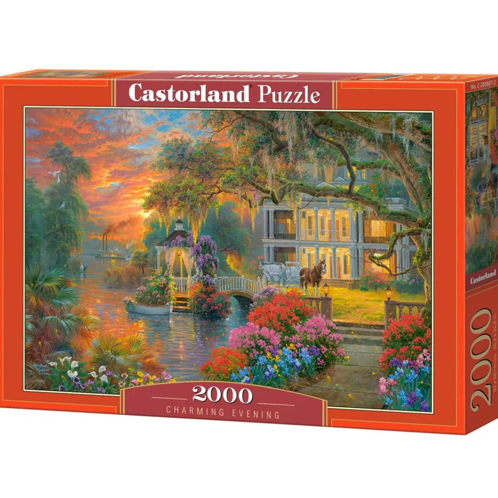 Puzzle 2000 pièces : Soirée charmante - Castorland