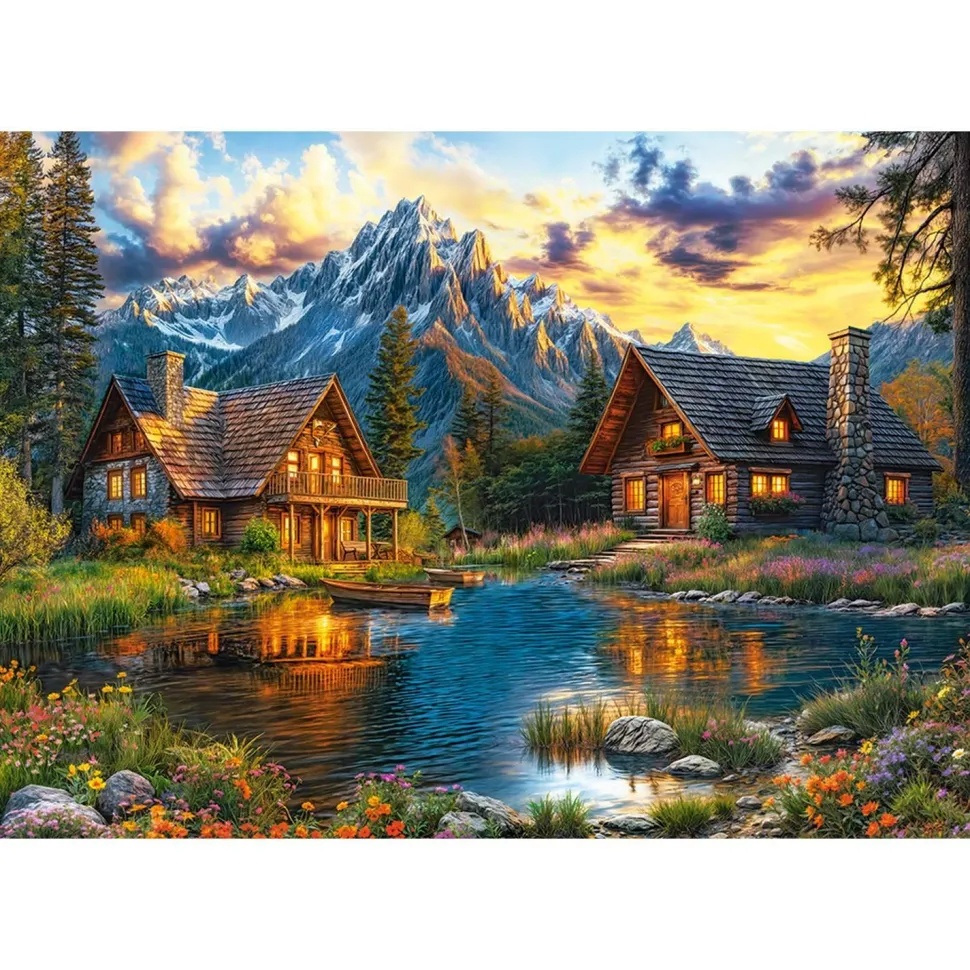 Puzzle 1000 pièces : Soirée d'été - Castorland