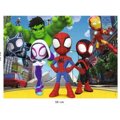 Puzzle 45 pièces : Spidey et ses amis extraordinaires - Nathan