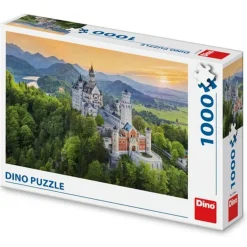 Puzzle 1000 pièces : Spring Neuschwanstein - Dino