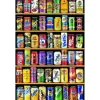 Puzzle 1000 pièces - Série miniature : Boissons canettes - Educa