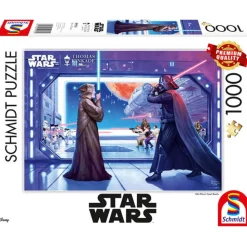 Puzzle 1000 pièces : Star Wars : Thomas Kinkade : La bataille finale d'Obi Wan - Schmidt