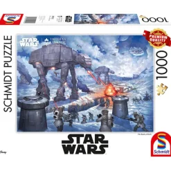 Puzzle 1000 pièces : Star Wars : Thomas Kinkade : La bataille de Hoth - Schmidt