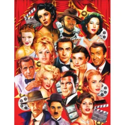 Puzzle 1000 pièces : Stars d'Hollywood - Anatolian