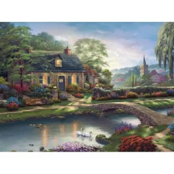Puzzle 1000 pièces : Stoney Creek Cottage - Schmidt
