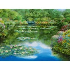 Puzzle 1000 pièces : Étang aux nénuphars - Schmidt