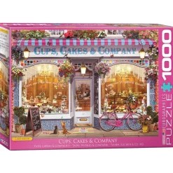 Puzzle 1000 pièces : Tasses, gâteaux et compagnie - Eurographics
