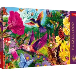 Puzzle 1000 pièces : Tea Time : Jardin des Colibri - Trefl