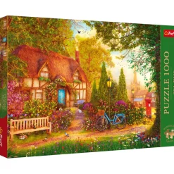 Puzzle 1000 pièces : Tea Time : Chaumière - Trefl