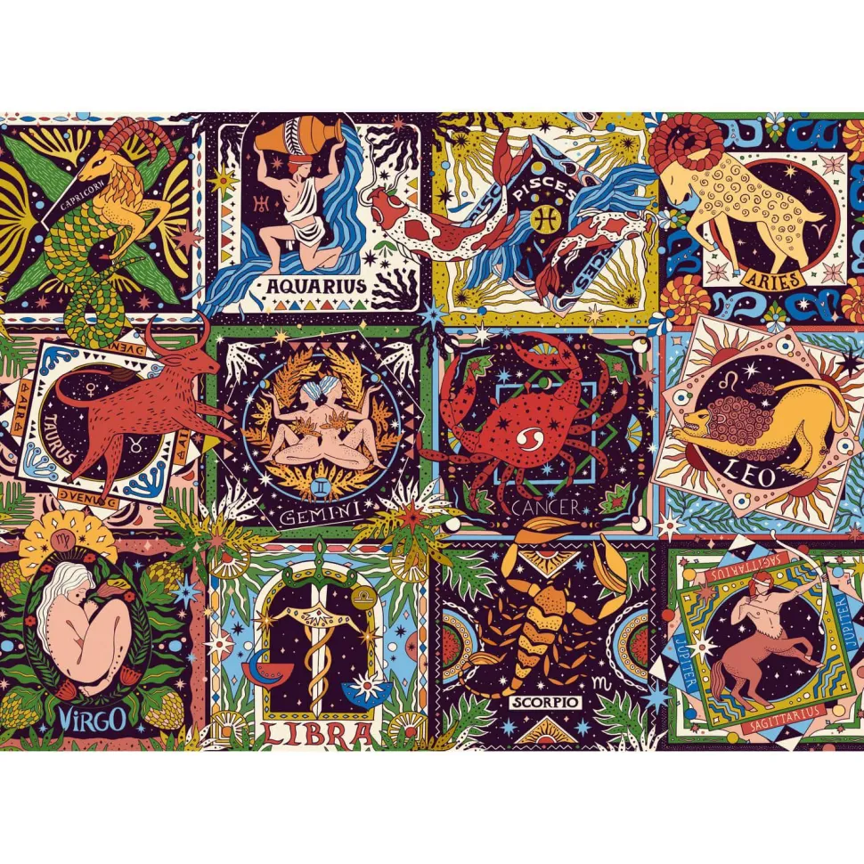 Puzzle 1000 pièces : Technologie Unlimited Fit : Signes du Zodiaque - Trefl Prime