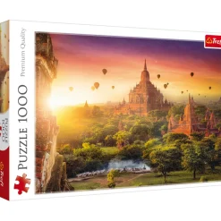 Puzzle 1000 pièces : Temple antique, Birmanie - Trefl