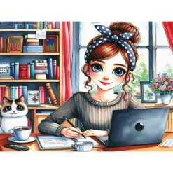 Puzzle 1000 pièces : TEMPS DE PLANIFICATION CALME - JaCaRou