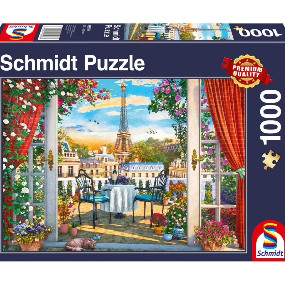 Puzzle 1000 pièces : Terrasse à Paris - Schmidt