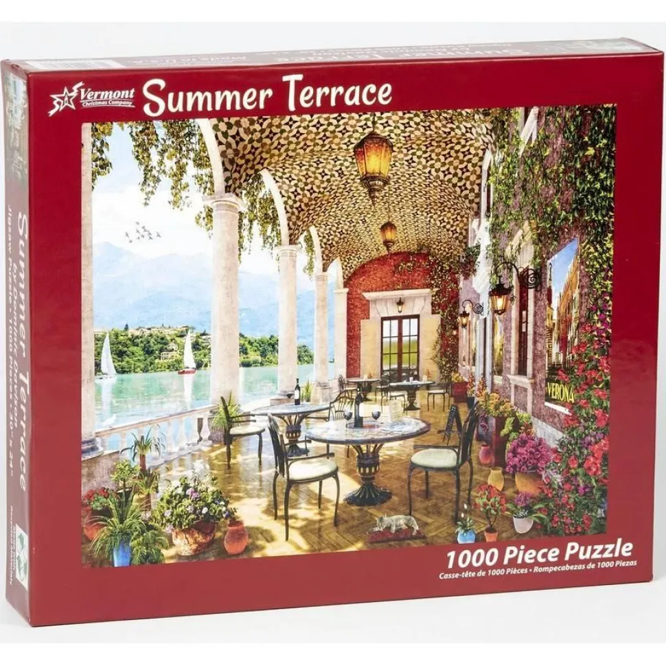 Puzzle 1000 pièces : Terrasse d'été - Vermont Christmas Company
