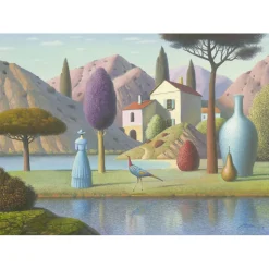 Puzzle 1000 pièces : Timeless : Dame En Bleu - Heye