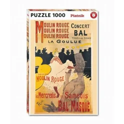 Puzzle 1000 pièces : Toulouse-lautrec - La goulue - Piatnik