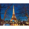 Puzzle 2000 pièces : Tour Eiffel illuminée - Clementoni