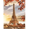 Puzzle 1000 pièces : Tour Eiffel en automne - Nathan