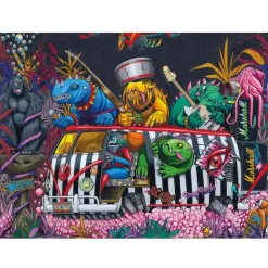 Puzzle 1000 pièces : Tournée des monstres - Dino