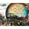 Puzzle 1500 pièces : Trains Across America - New York Puzzle Company