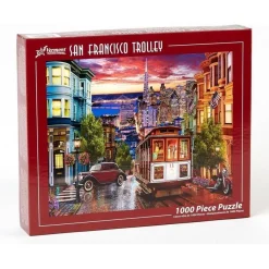 Puzzle 1000 pièces : Tramway de San Francisco - Vermont Christmas Company