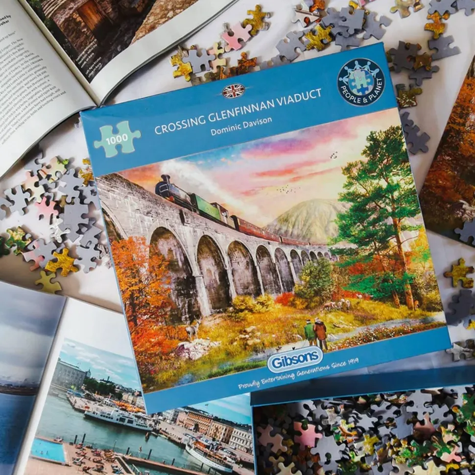 Puzzle 1000 pièces : Traversée du Viaduc de Glenfinnan - Gibsons