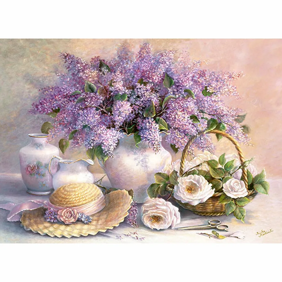 Puzzle 1000 pièces - Trisha Hardwick : Jour de lilas - Castorland