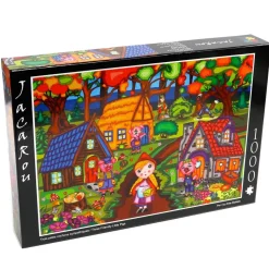 Puzzle 1000 pièces : Trois petits cochons sympathiques - JaCaRou